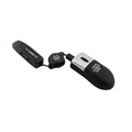 Compact Mini Mouse w/2 Port USB Hub